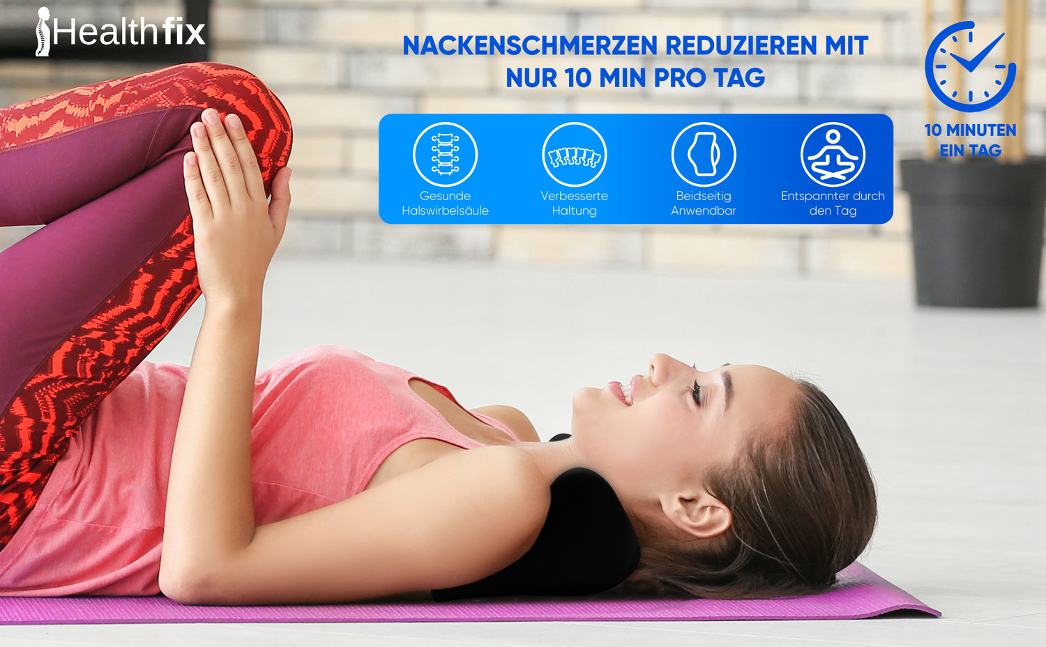 Nackenschmerzen mit orthopädischen Nackenstrecker lindern in 10 min | Nackenretter