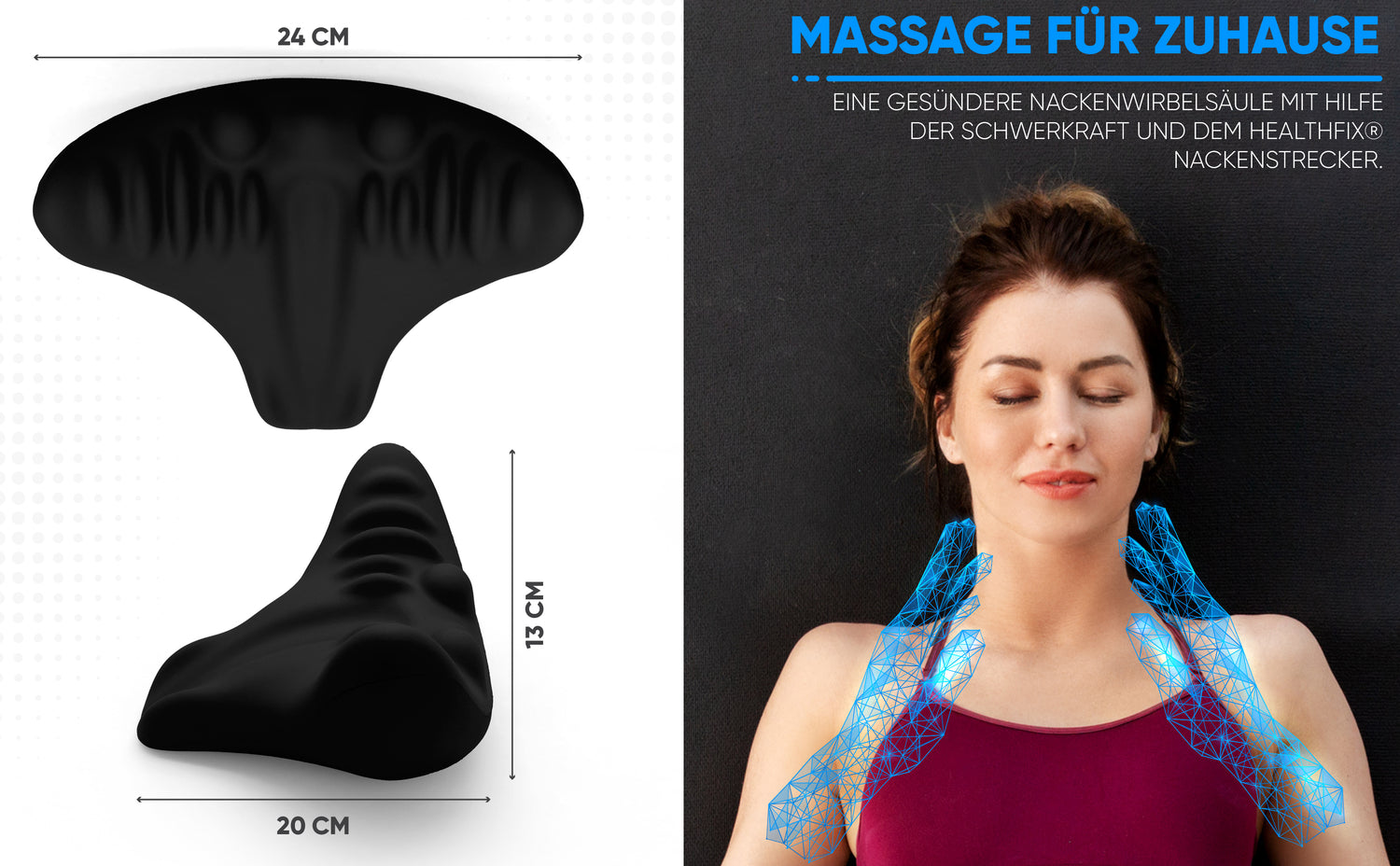 massage für zuhause nackenstrecker. Nackenmassage. Nacken entspannen