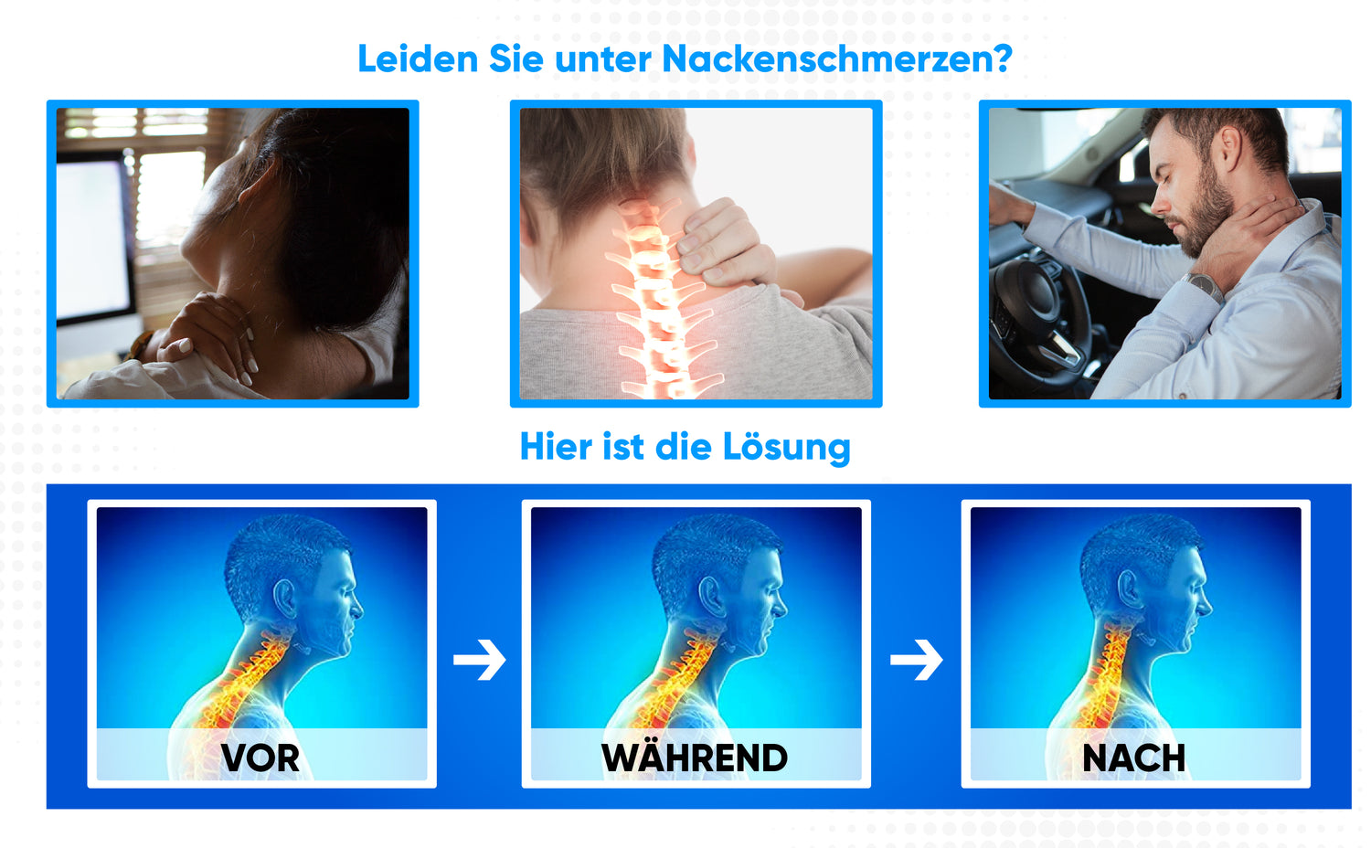 Wobei kann ein Nackenstrecker helfen. Nackendehner