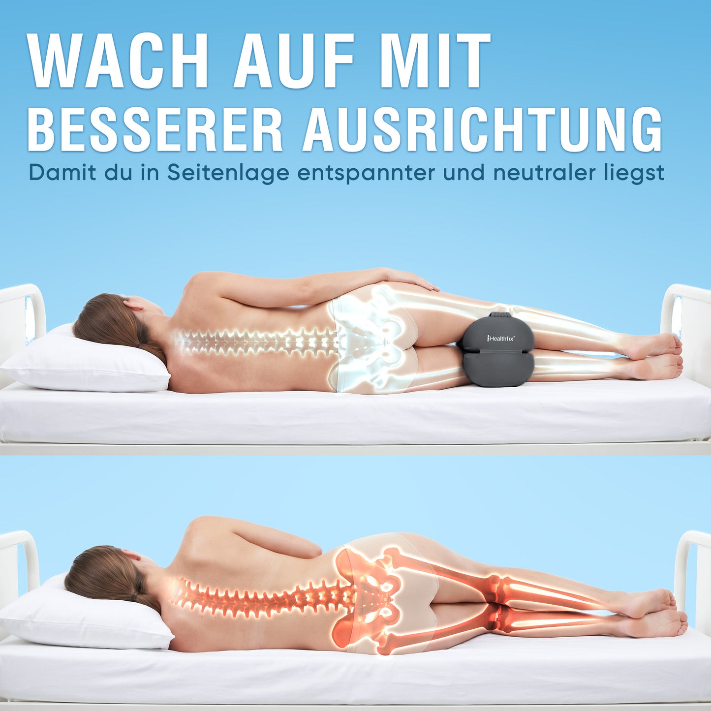 Kniekissen für Seitenschläfer