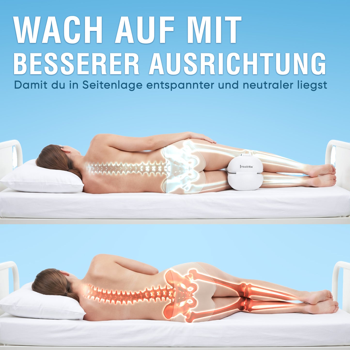 Kniekissen für Seitenschläfer