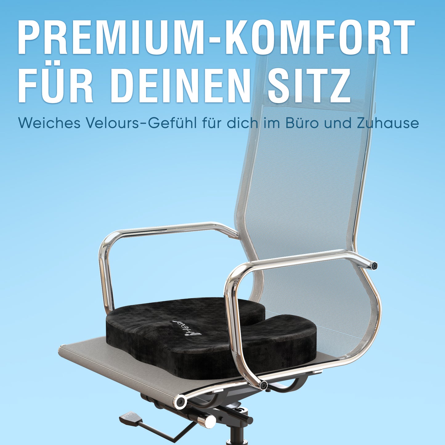 Orthopädisches Steißbeinkissen mit Honeycomb-Layer