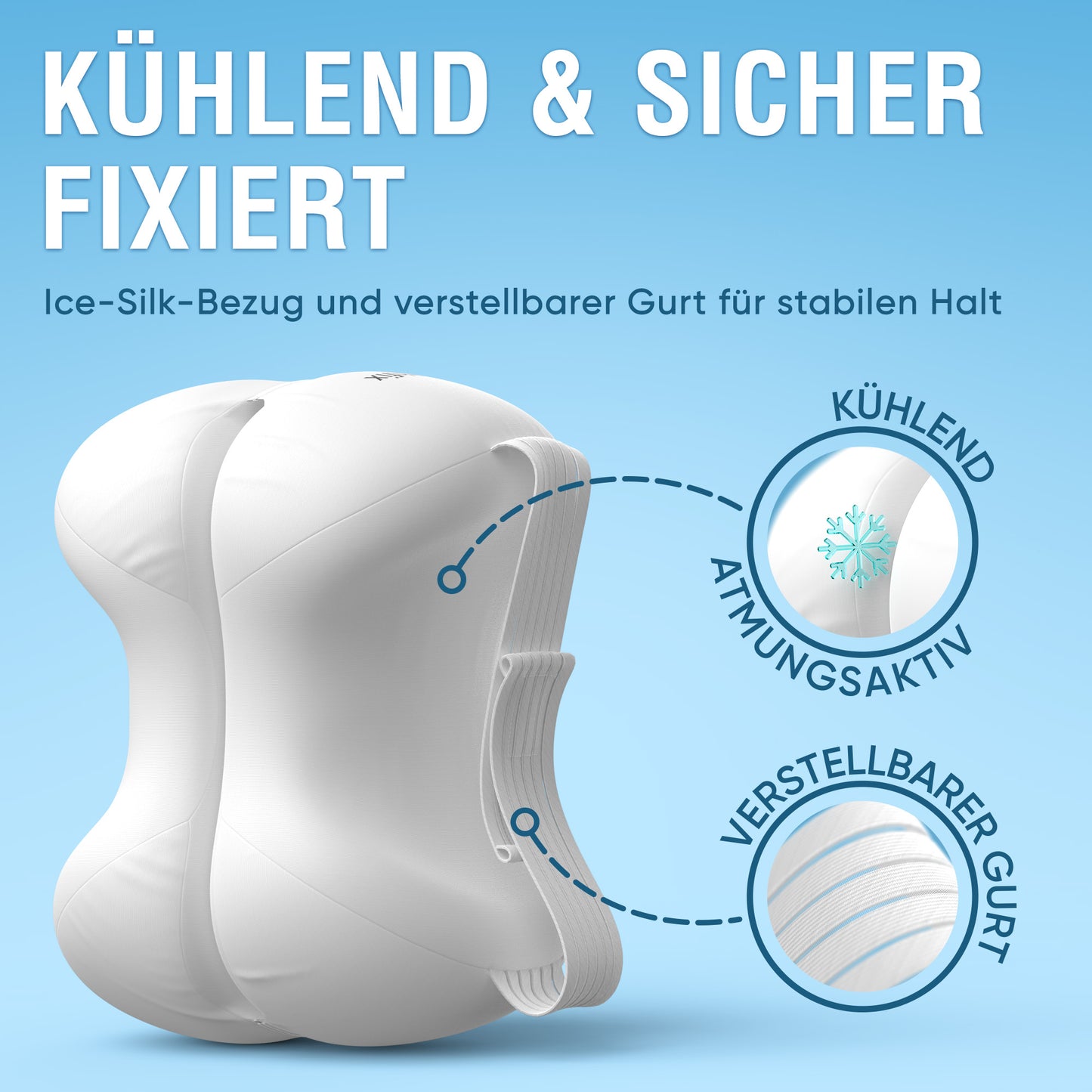 Kniekissen für Seitenschläfer