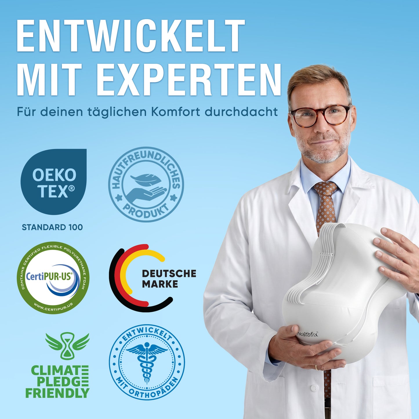Kniekissen für Seitenschläfer