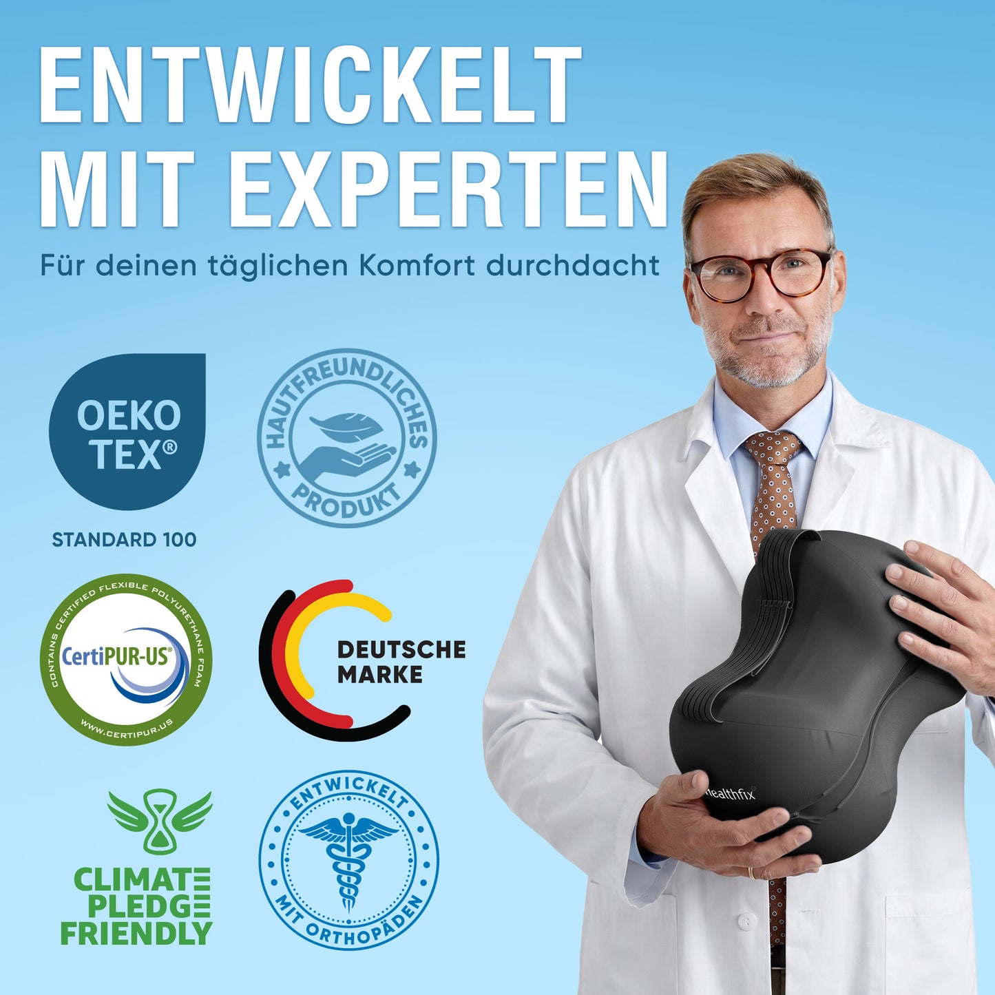 Kniekissen für Seitenschläfer