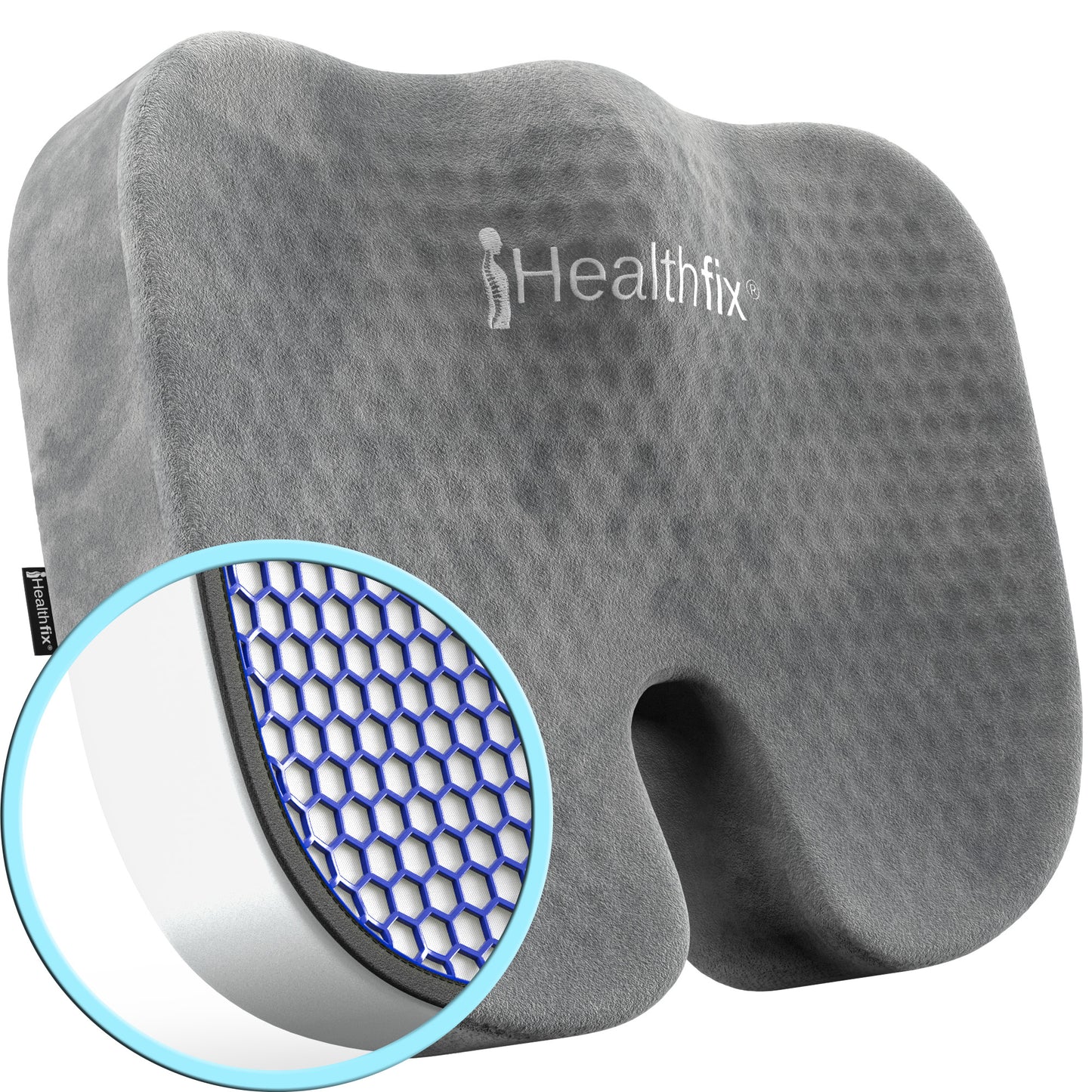 Orthopädisches Steißbeinkissen mit Honeycomb-Layer